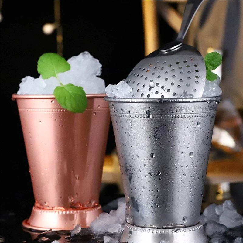 Wine With Beer Mix - Tiki Mint Julep Mok Roestvrij Staal