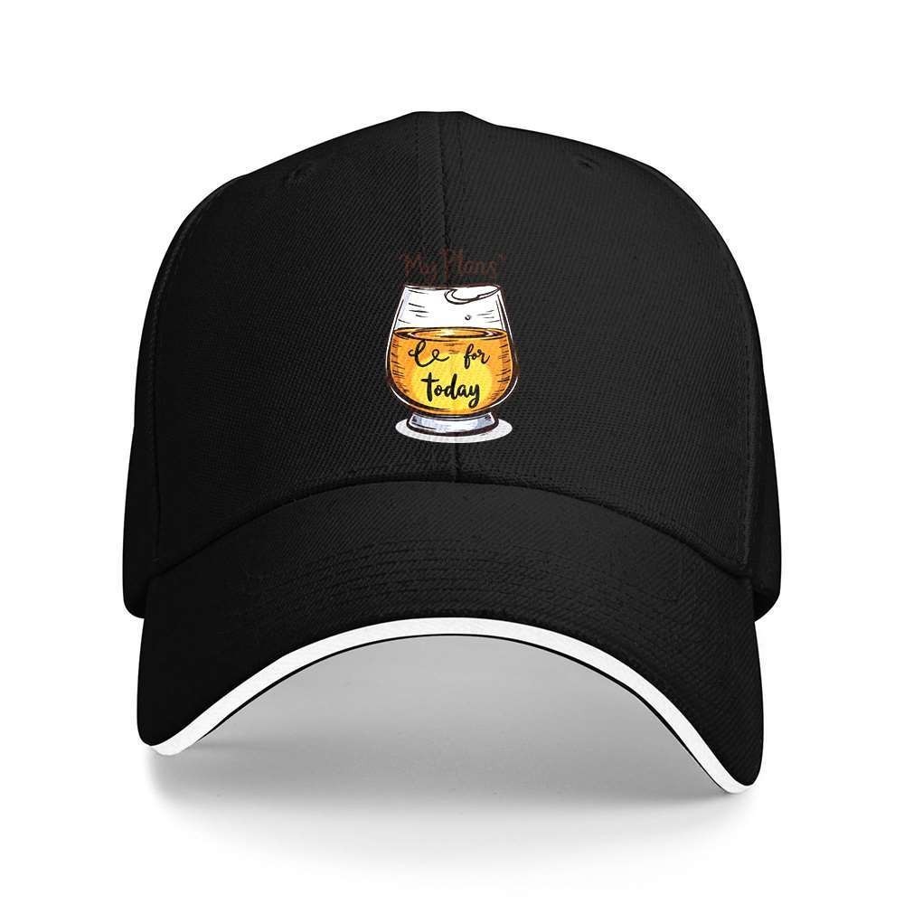 Beer And Wine Quote - My Plans Bier-baseballpet, grappig drinkcitaat met