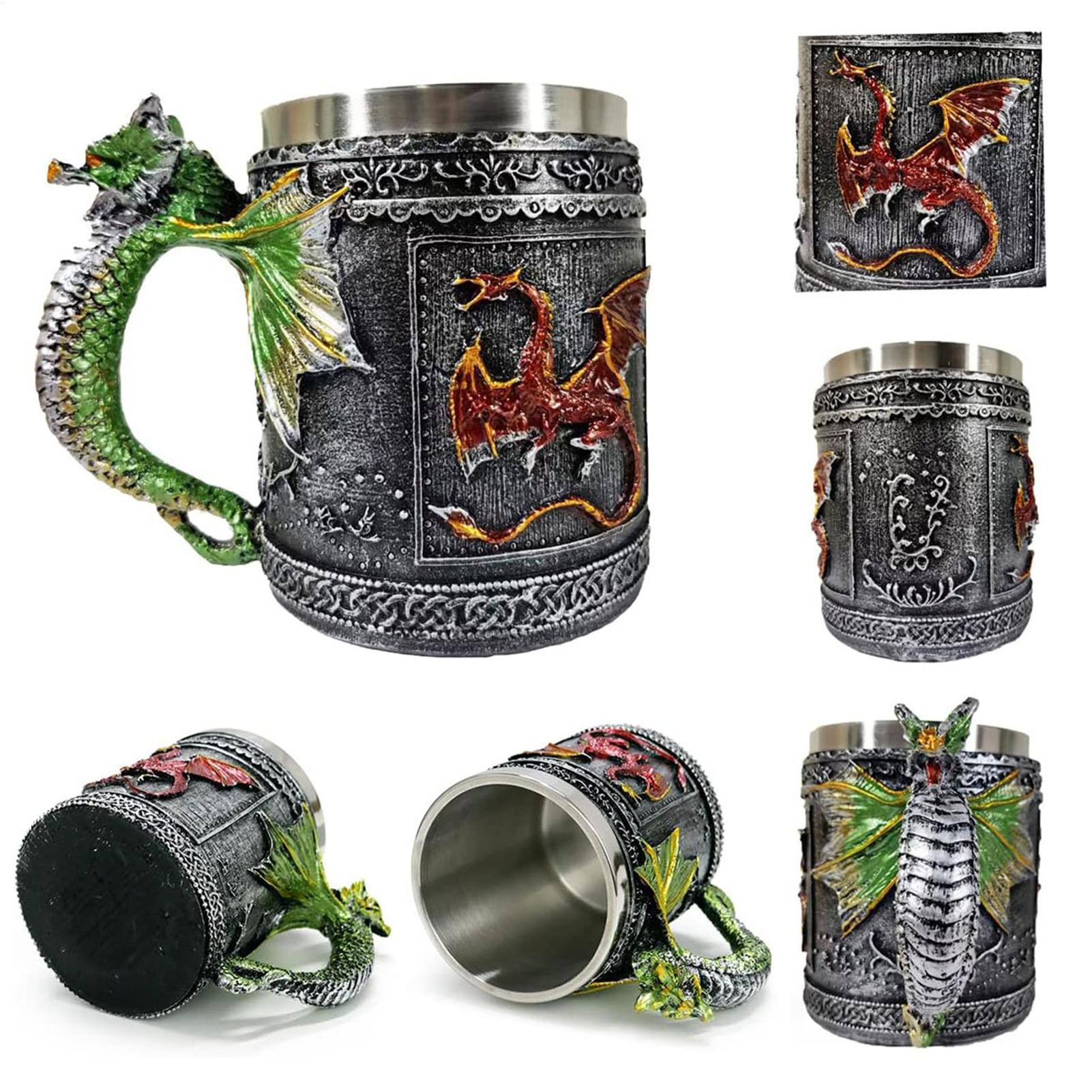 Wine Beer Coffee Drink - Dragon Mug Gothic Drinkbekers Middeleeuwse Water