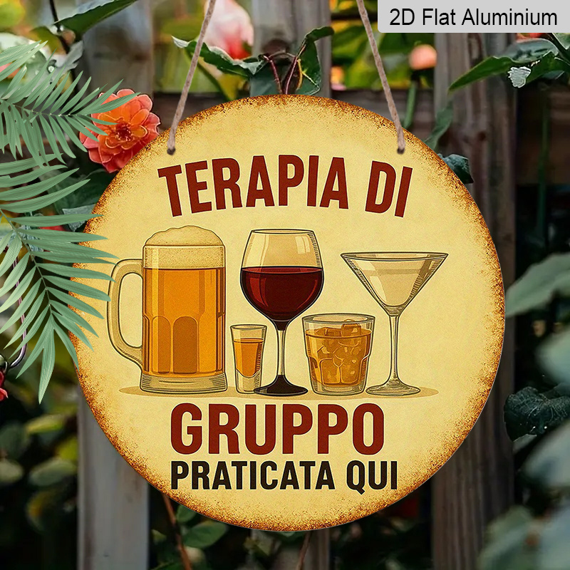 Beer And Wine Quote - 2D plat, 1 stuk 7,87 inch