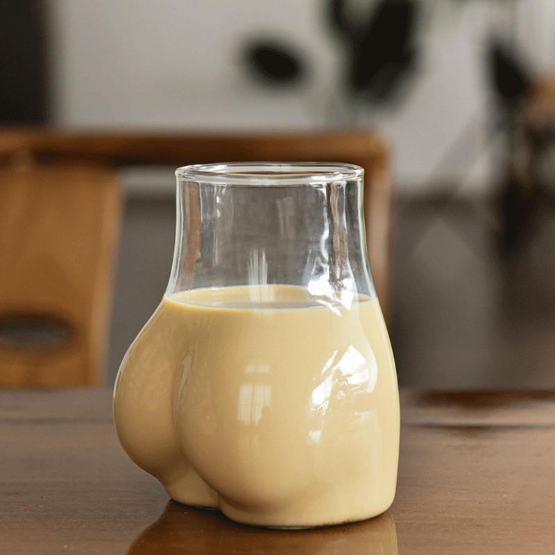 Wine Beer Coffee Drink - 450ml Leuke Butt Vormige Glazen Mok