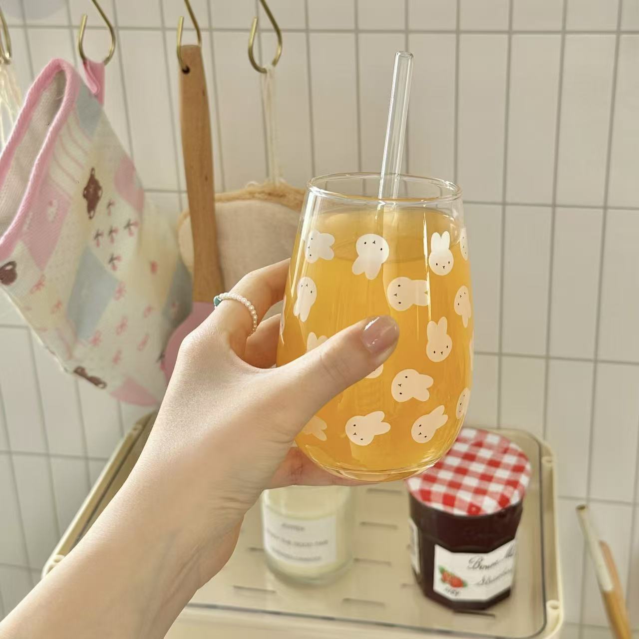 Schattig Miffy Konijn Bedrukte - Wine Bottle Size recensie en prijs