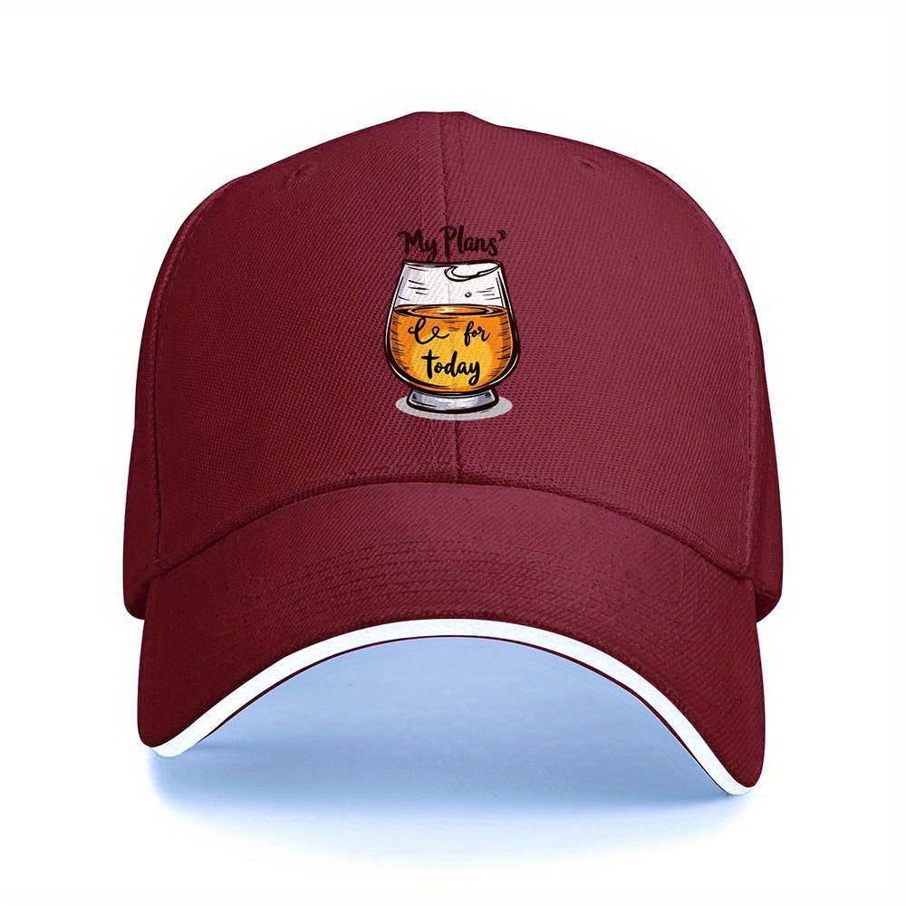 My Plans Bier-baseballpet, gra - Beer And Wine Quote recensie en prijs