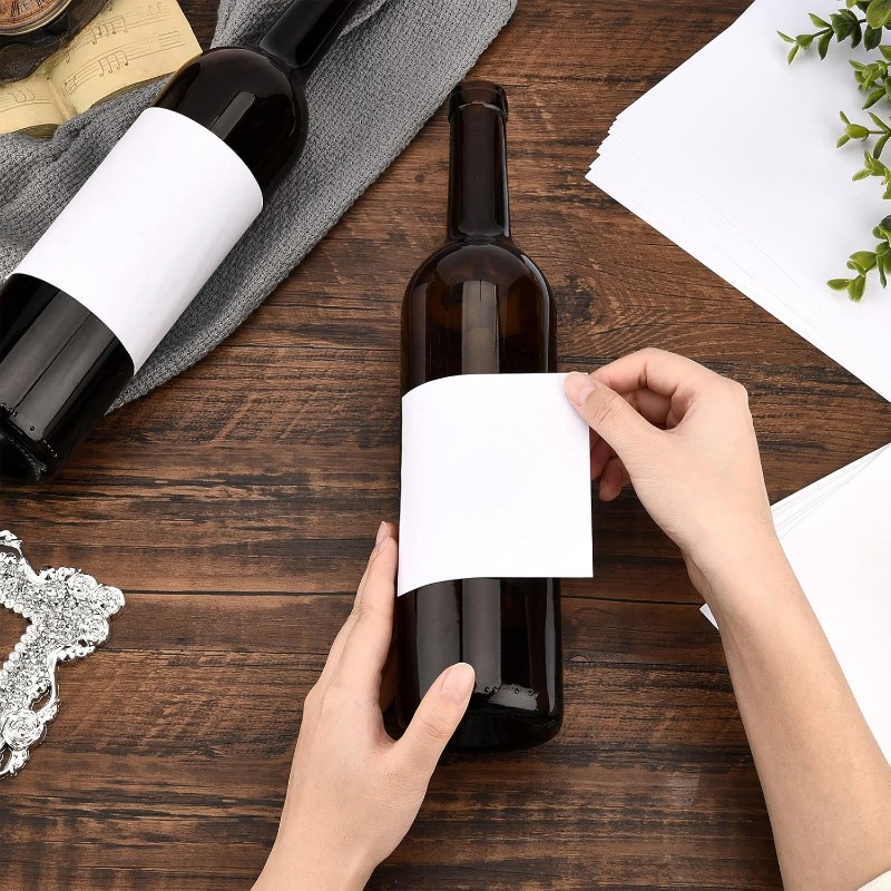 20 Vellen/100 Stuks Blanco Wij - Wine Bottle Size recensie en prijs