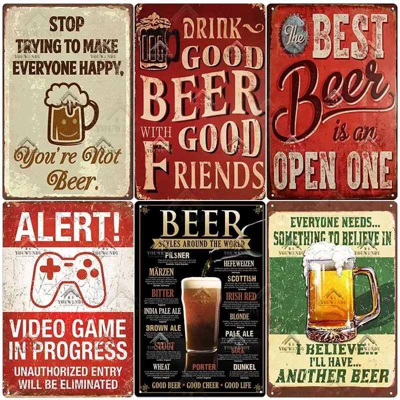 Bar Pub Teken Decor Grappige C - Beer And Wine Quote recensie en prijs