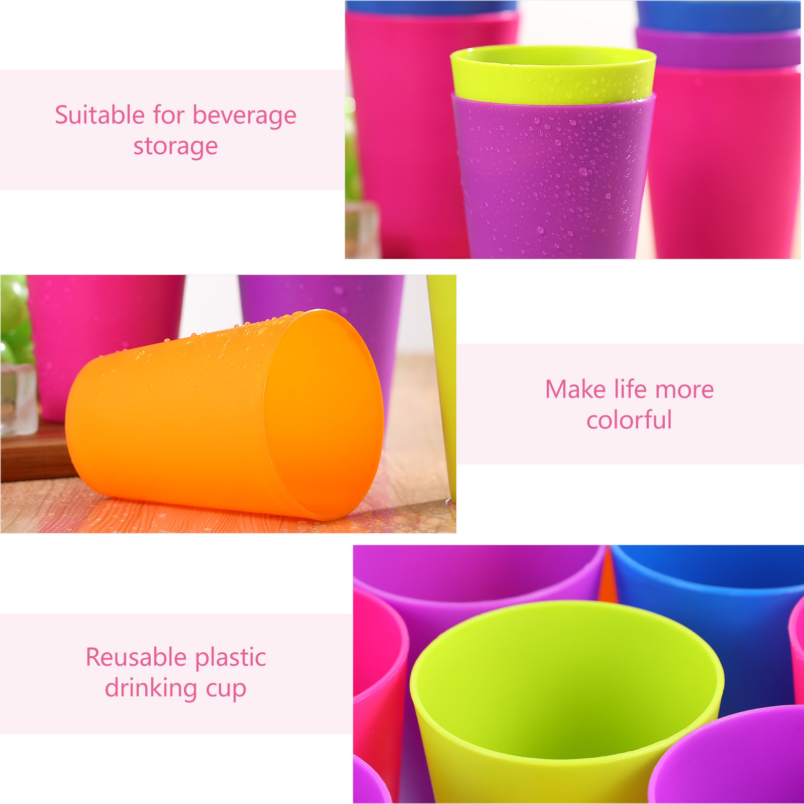 15 stuks gemengde kleuren plas - Wine With Beer Mix recensie en prijs